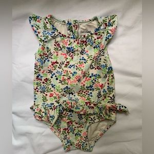 Gap 6-12 month bathing suit - floral one piece